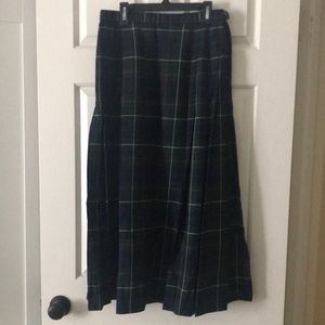Vintage Pendleton Tartan Plaid skirt